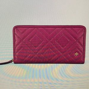 Tory Burch Fleming Zip Continental Wallet